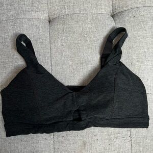 Beyond Yoga Charcoal Sports Bra